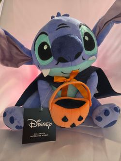 Disney Stitch Halloween Plush Decorative Accent