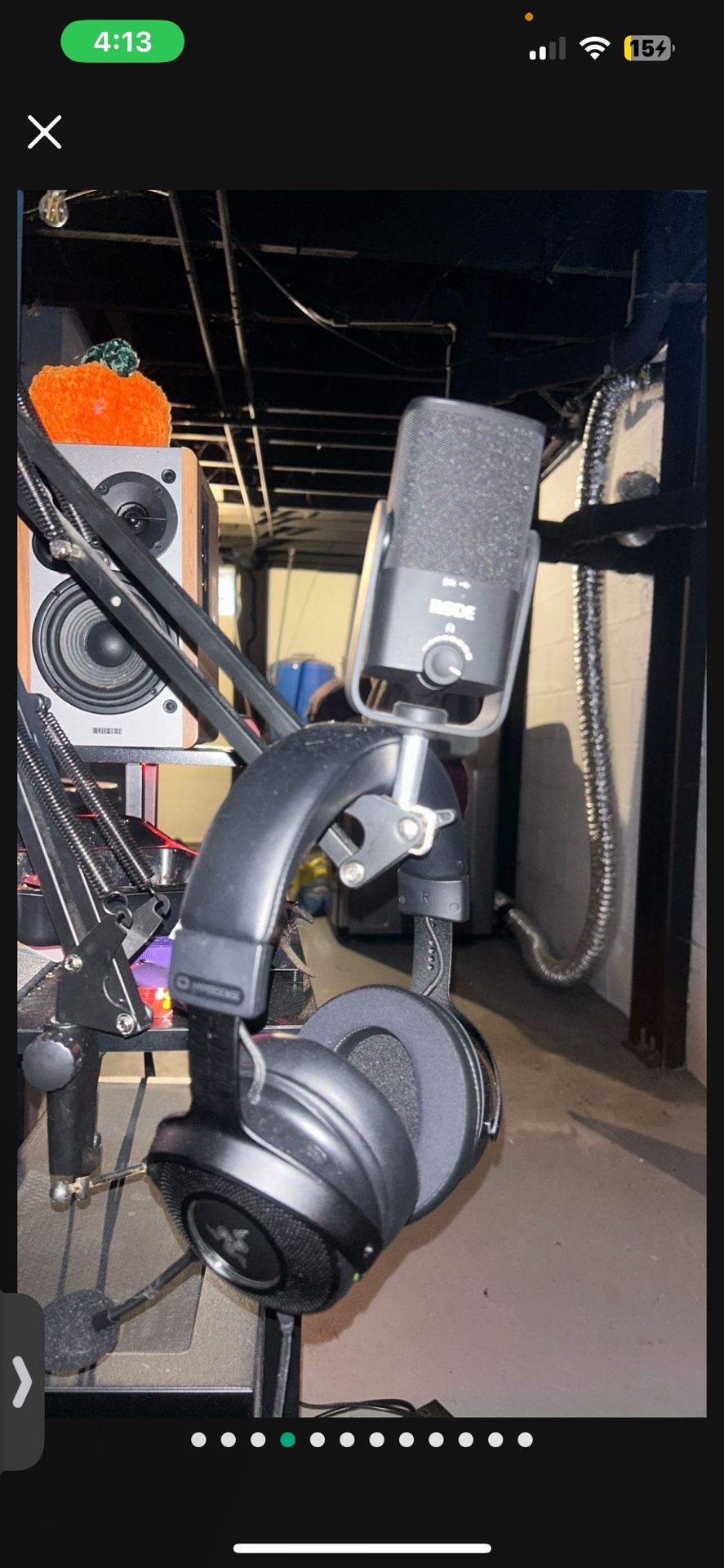 Razer Headset And Rode Mic With USB And Cables