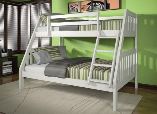 NEW BUNK BED FULL OVER TWIN WITH MATTRESS INCLUDED ALL NEW