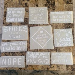 Car Window Decals