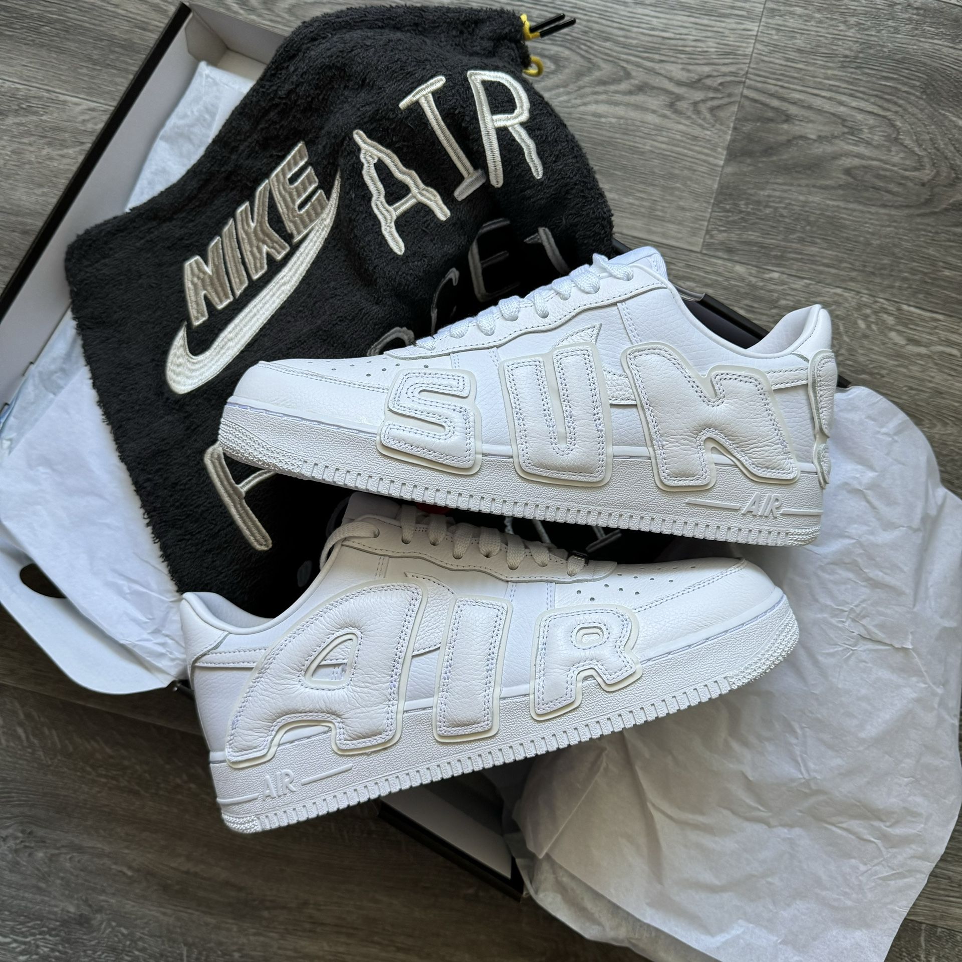 CPFM x Nike Air Force 1 Low Premium White (size 10.5)