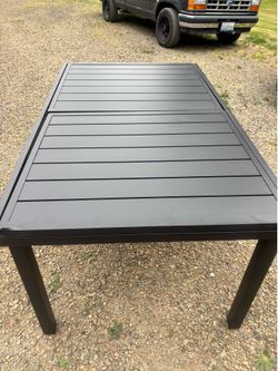 Metal table( has ding on corner)