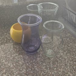 5 Flower Vases