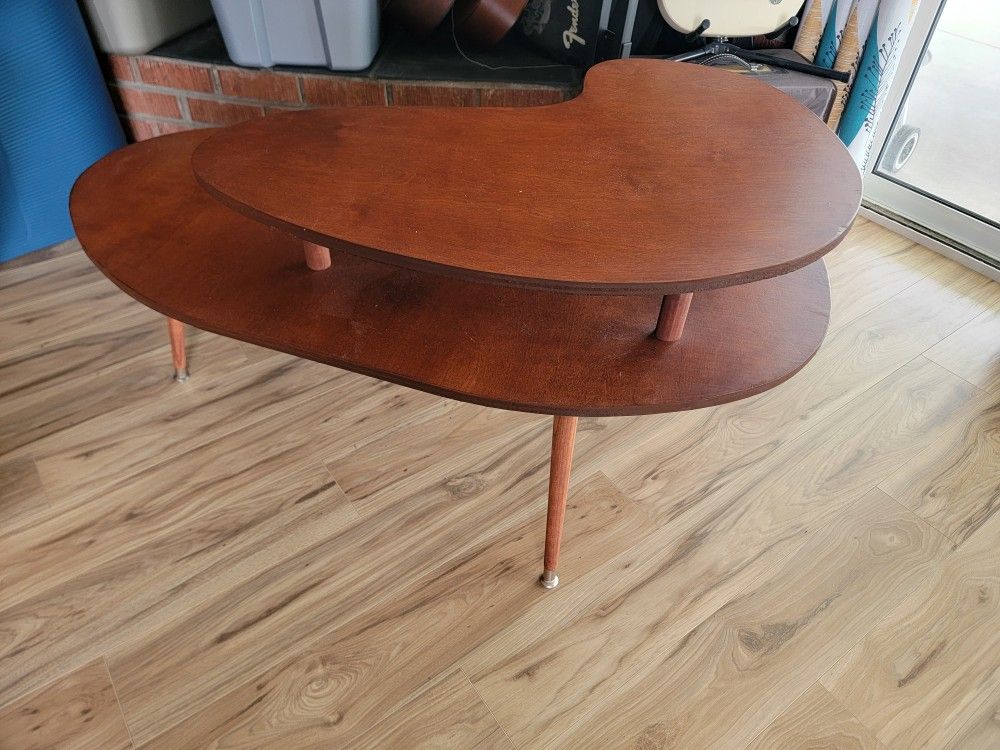 Kidney Shape Midcentury Table