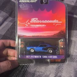 Die Cast Green Light 1971 Plymouth Coda 446Bbl Limited Edition