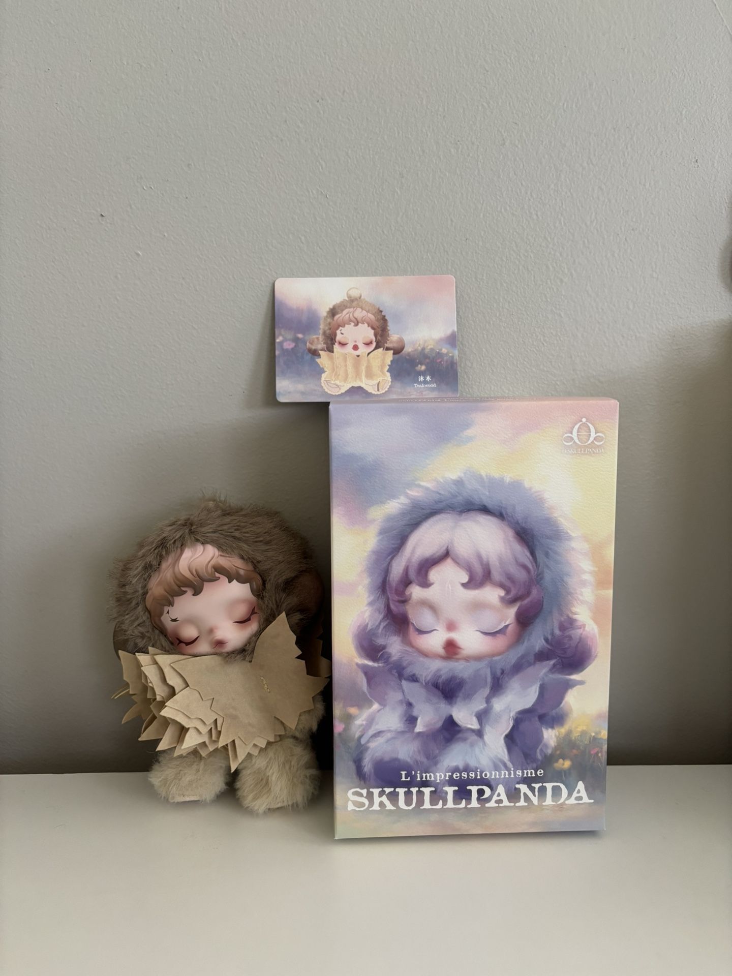 New Skull Panda L’impressionnesme Series- Teakwood🤎