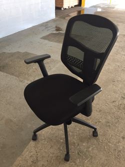 Ergonomic black task chairs new in boxes