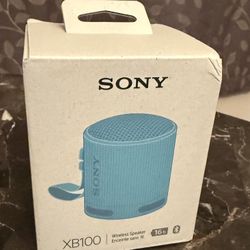 Sony SRSXB100/L XB100 Compact Bluetooth Wireless Speaker, Blue