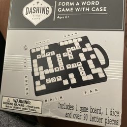 dashing fine gifts form a word game with case