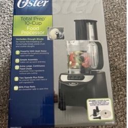 Oster Total Prep 10-cup Food Processor (New In Box)