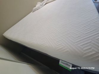 Novilla 10" Queen Gel Memory Foam Mattress with Free Bed Frame
