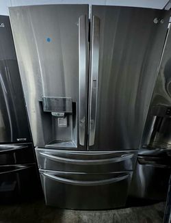 LG French Door Refrigerator w/ Dual Freezer Drawers – Stainless Steel
