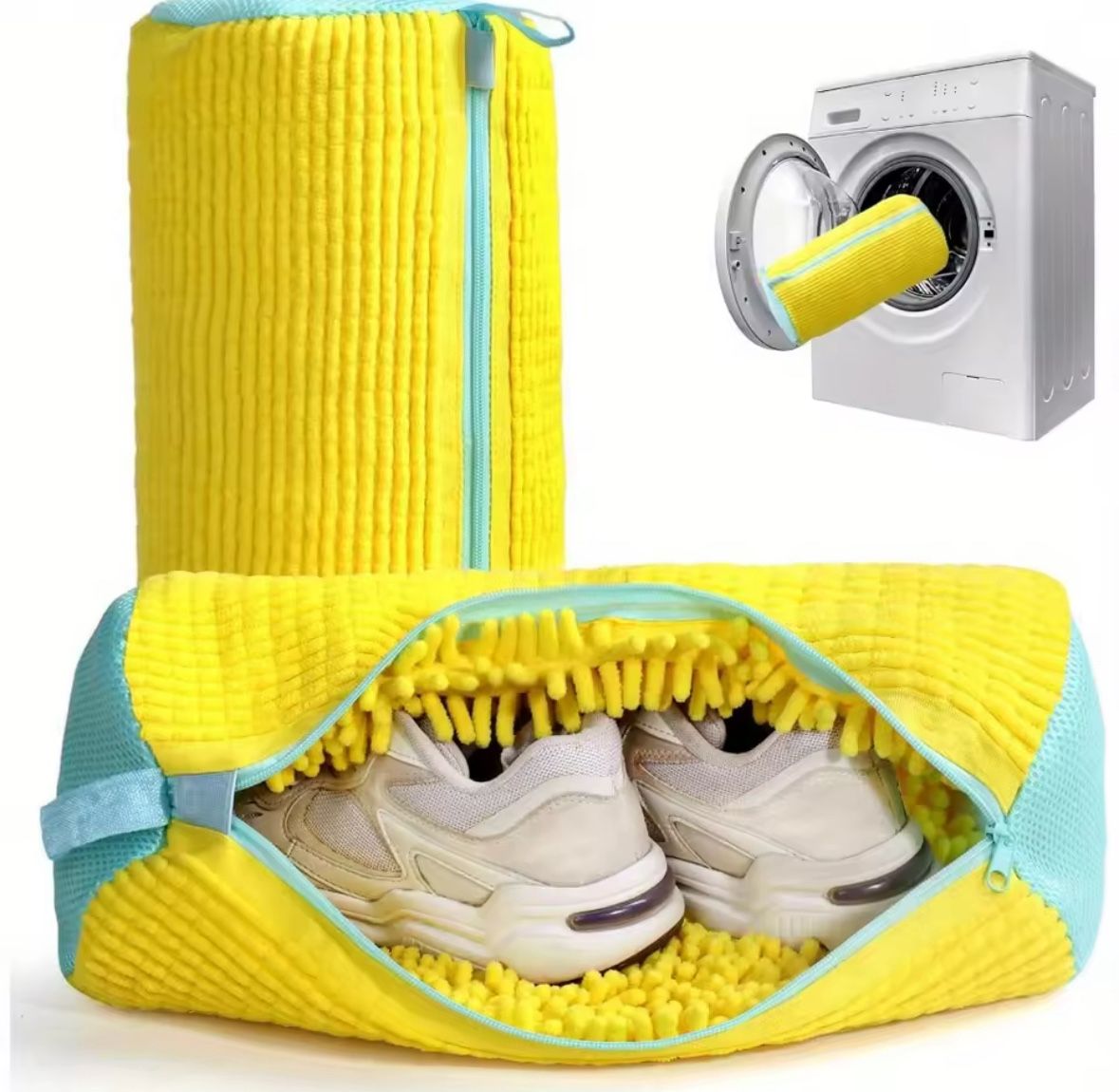 Durable Shoe Washing Machine Bag for All Shoe Types