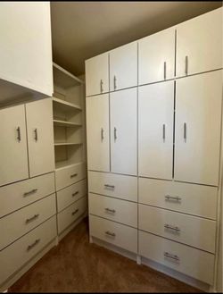 Closets pantries cabinets