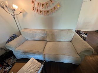 FREE Beige 2-Seater Sofa used with sofa cover