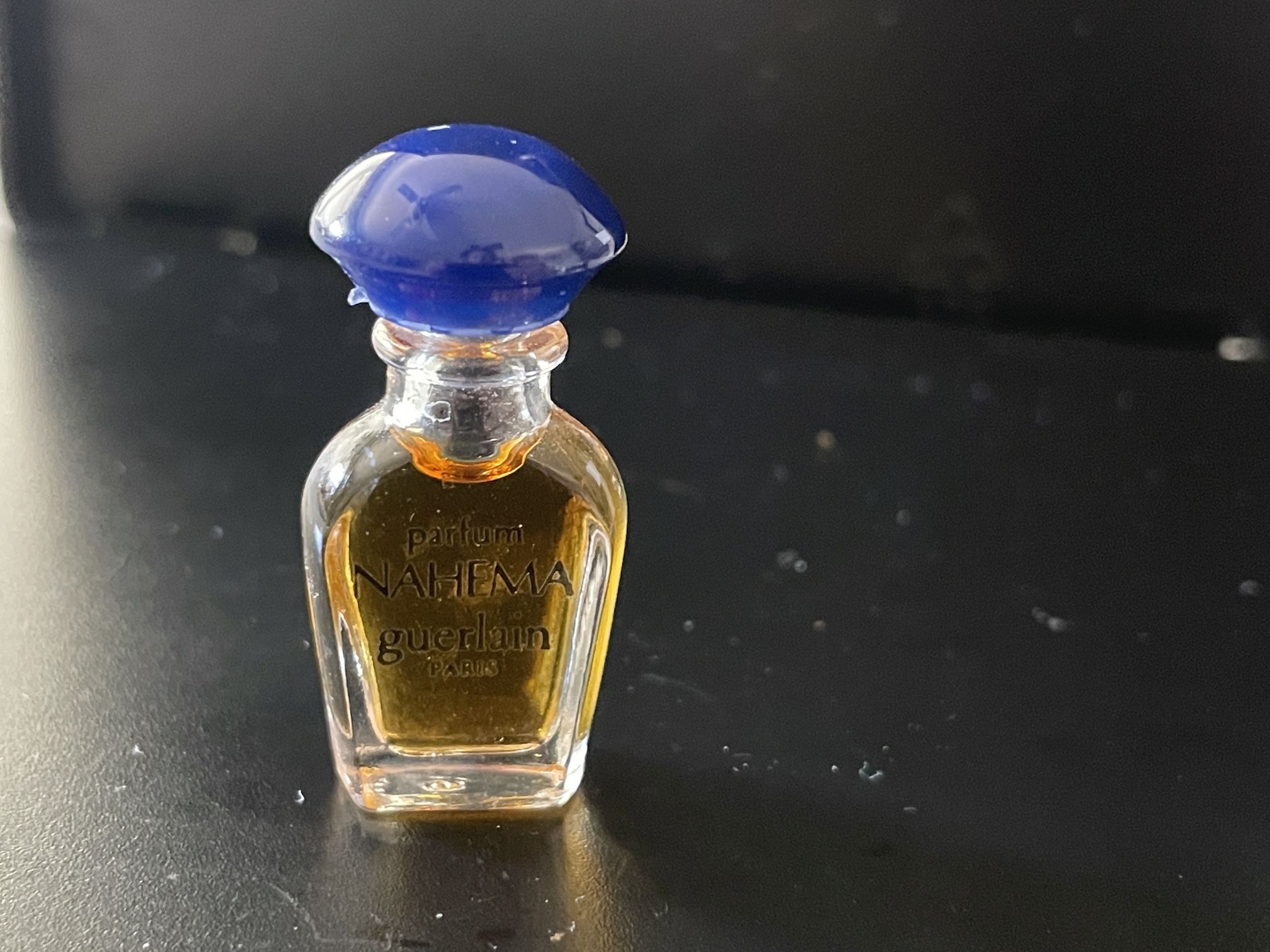 Vintage NAHEMA GUERLAIN Pure Parfum Bottle MICRO Mini Perfume Full