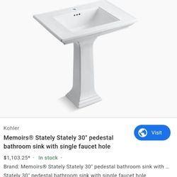 Pedestal sink