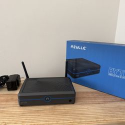 Azulle Byte 4 Mini PC Intel J4125, 64GB SSD, 500GB HDD, 8GB RAM, Open M.2 Slot, POE LAN