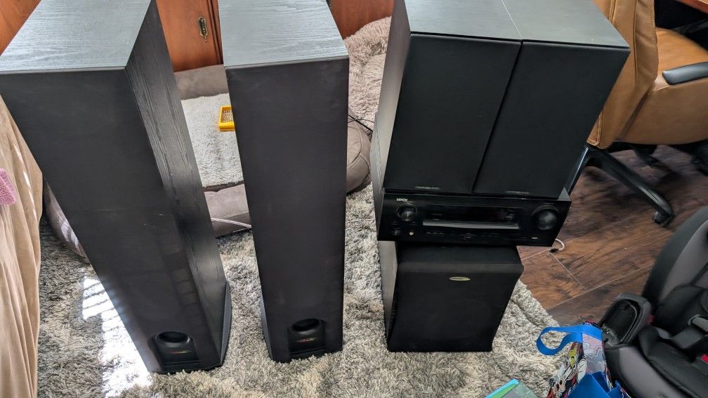 Speakers, Subwoofer And Amp 