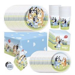 165 Pcs Bluey Party Pack! 