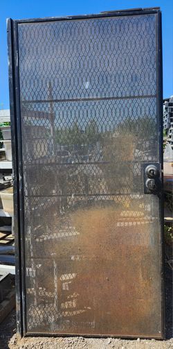 Security metal door