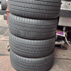 285 45 22 Bridgestone Set of 4 Used Super Clean Set