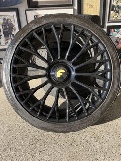 24 inch Forgiato Wheels and tires