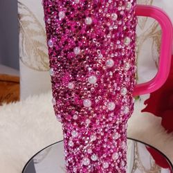 Vasos Personalizados Con Pedreria Hechos A Mano 