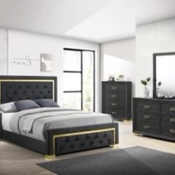 Bedroom Set 4pc Not Including Mattress And Box Sp
