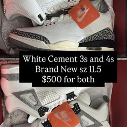 Jordan White Cement Pack size 11.5