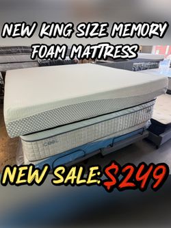 NEW KING SIZE MEMORY FOAM MATTRESS
