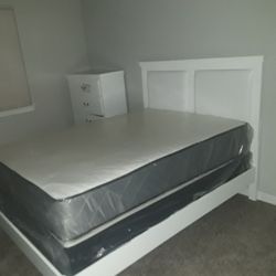 Plush full size set $189.99 mattress and box spring only 