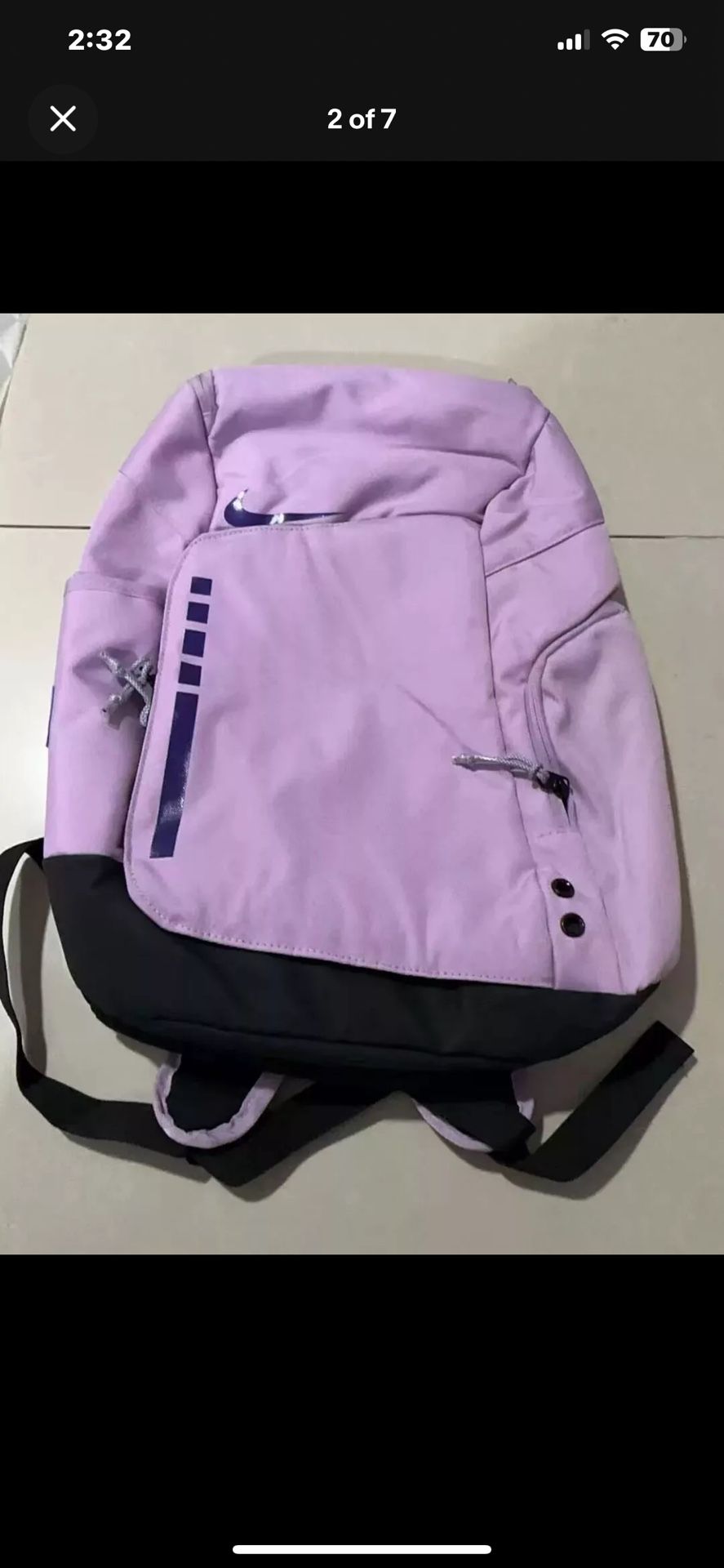 Pink Nike Elite Bag