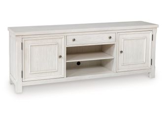 Robbinsdale Antique White Extra Large TV Stand