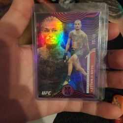 sugar sean O'malley numbered card. ufc lot