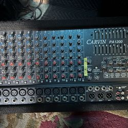 CARVIN PA800 / PA1200 Audio Mixer