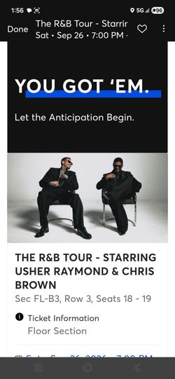 Raymond & Brown (R&B) Tour