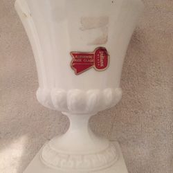 Indiana Milk White Pedestal Bowl