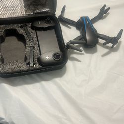 Drone with Camera - Drones for Adults, with 2 Batteries, Carrying Case, Propellers, 1080P HD Foldable Drone with Stable Hover, Trajectory Flight, Grav