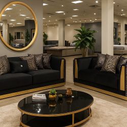 Designer Sofa And Love Seat In Stock For Fast Delivery 