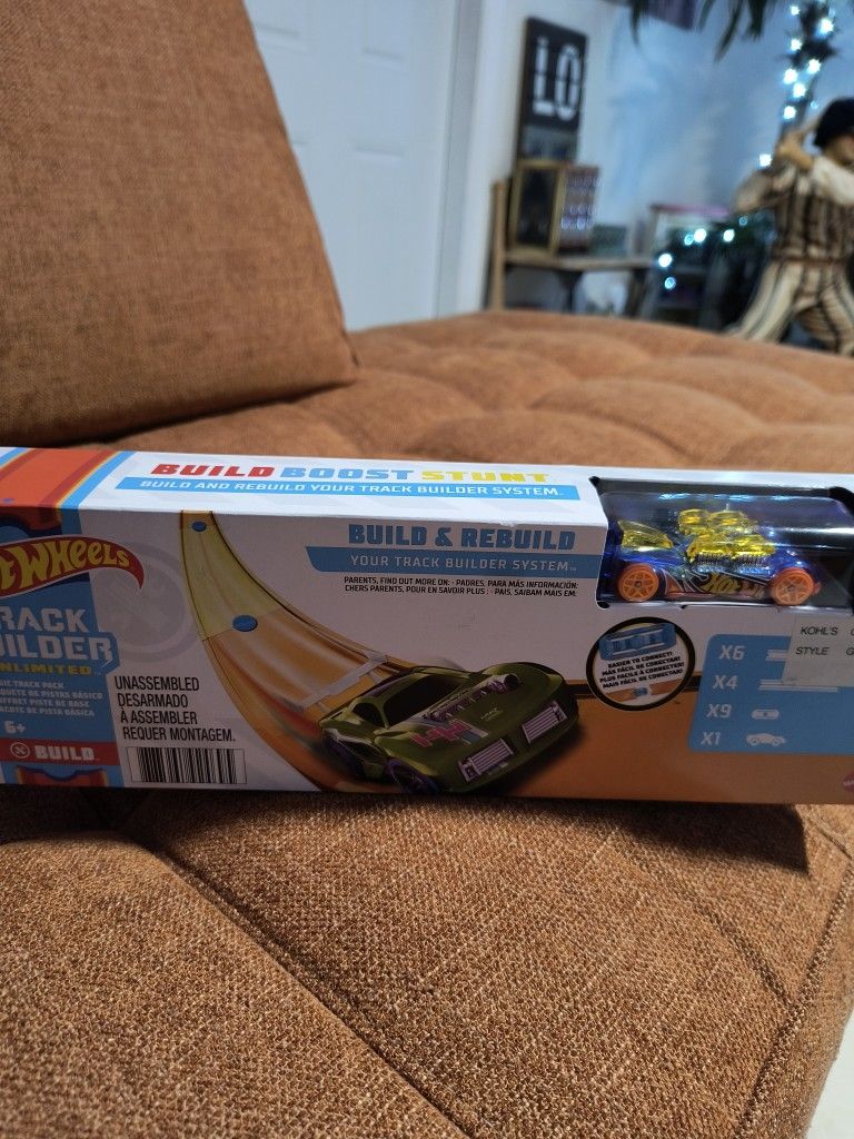 Mattel Rare Hot Wheels Track Builder Unlimited Basic Track Pack New In Box