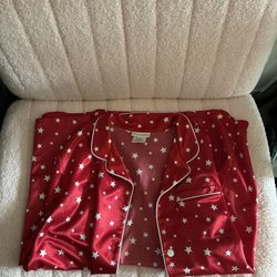 American Girl red star pajamas XL RN 21318