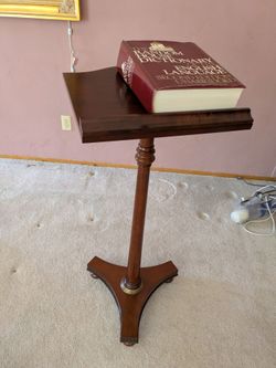 Bombay Company Adjustable Wooden Bible Stand / Book Stand with Dictionary