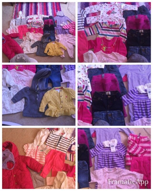 Lot of baby girl clothes 0-3, 3-6 months