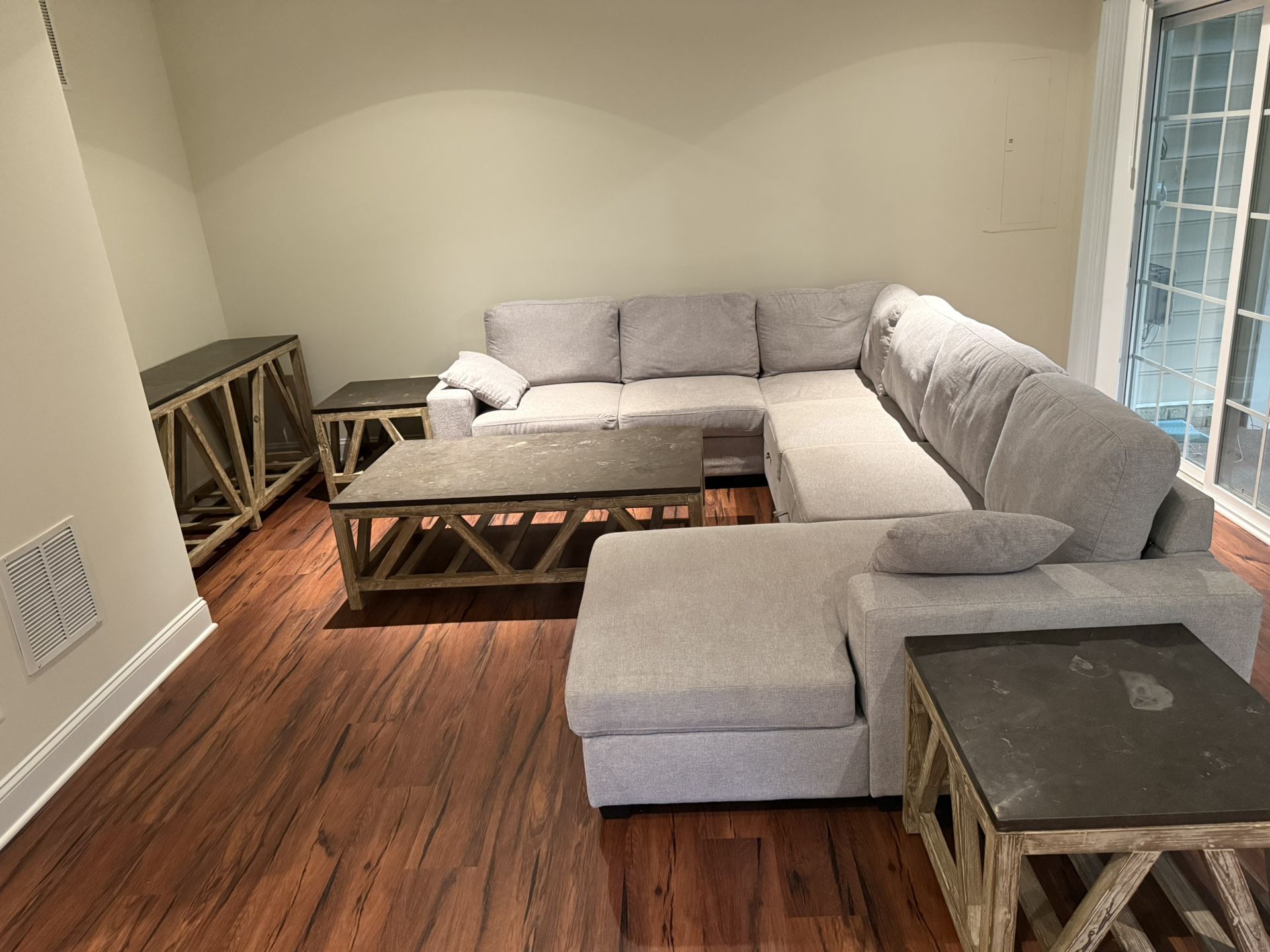 Marble Living Room Table Set