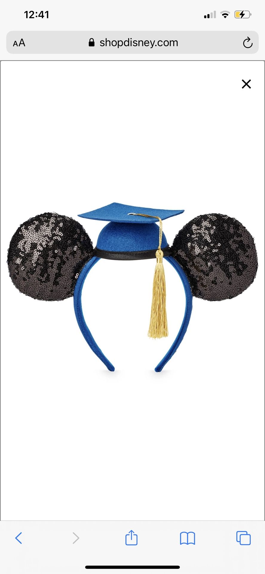 Disney Mickey Graduation Ears