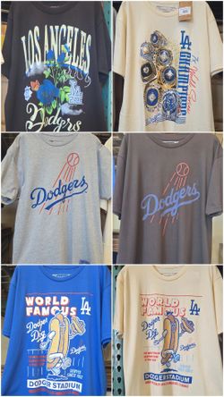 Los Angeles Dodgers Tee Shirts - New With Tags - Authentic