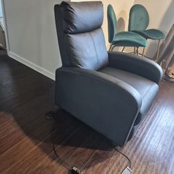 Leather recliner