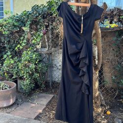Cocktail Long Dress Black. S Vestido, Largo Fiestasize S