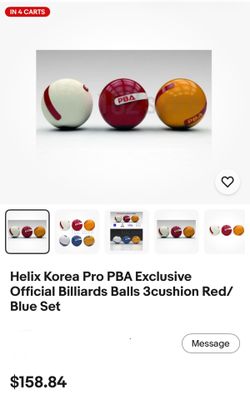Juego bolas carambola 3 bandas - Pro PBA 3 cushion balls set